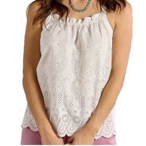 NWT Sundance Elsinore Camisole Embroidered White Top For‎ Women Size XXL